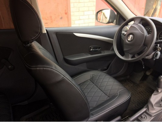 Каркасные авточехлы на Nissan Almera G15 Каркасные авточехлы на Nissan Almera G15