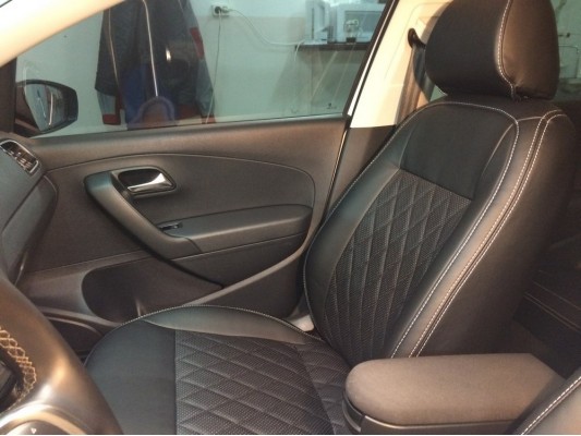 Каркасные авточехлы на Volkswagen Polo Каркасные авточехлы на Volkswagen Polo